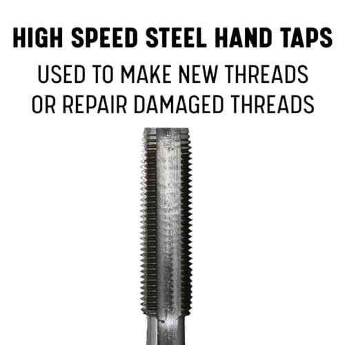 Drill America m14 X 1.5 Tap and Die Kit, HSS Plug Tap and Carbon Hex Die, POUT Series