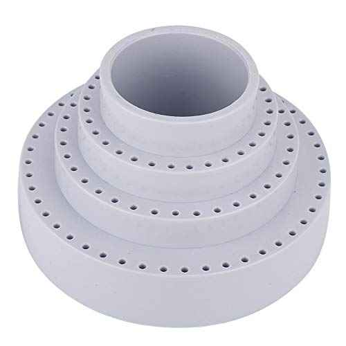 Pongnas Round Drill Storage Box, Drill Holder Hard Plastic Manager Tool Container Quality Tool Organizer