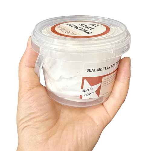 Waterproof Wall Repair Seal Mortar | Sealing Clay for Wall Hole Repair | Repair Air Conditioning Holes Sealing Mud | Holes Filler (230 Grams Equals 8 Standard Packs)