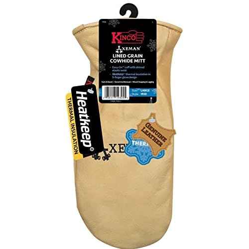 Kinco Axeman Lined Grain Cowhide Mitt
