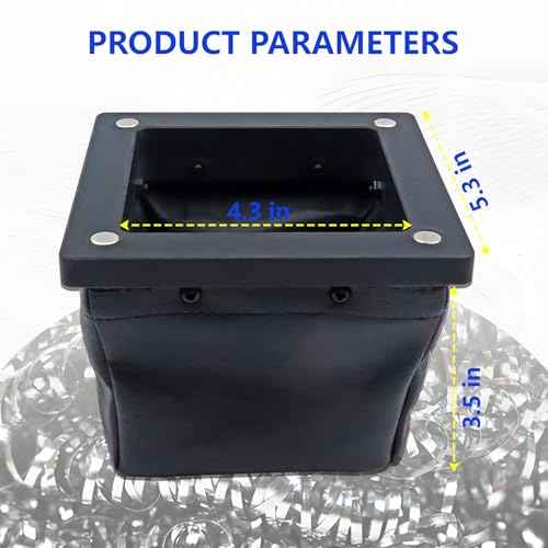 Dirt Bag Electrical drilling catcher bag£¬Magnetic Drill Shavings Catcher Black Lining Is Washable Without Metal Shavings Residue
