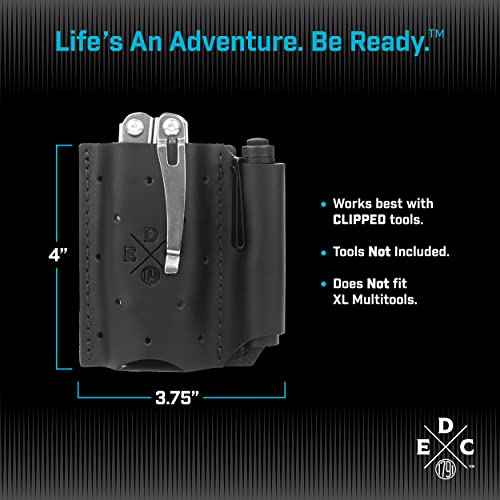 Pocket Organizer, Everyday Carry Pouch fits Knives, Multitools, Small Tools, Flashlight. American Leather. EDC Pocket Knife Sheath