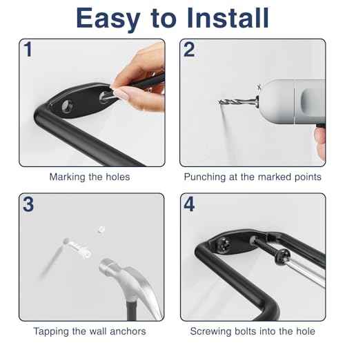 Ball Holder Wall Mount Set ?Sports Ball Racks for Basketball, Soccer, Volleyball, Football ? Wall Storage & Display for Sports Room