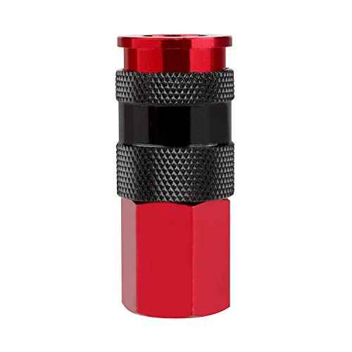 WYNNsky 1/4''NPT Air Coupler and Plug Kit, AMT Unviersal Air Coupler with 4 Pieces I/M Type Air Plugs, 5 Pieces Air Compressor Accessories Fittings Set