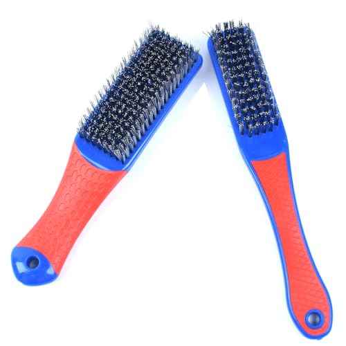 Wire Brushes for Cleaning,Stainless Steel Brush Wire Metal Brushes for Cleaning Rust Paint Removal Scrubbing(2 PCS)