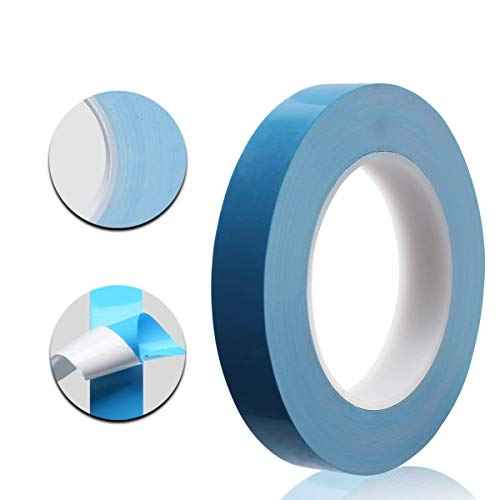 Lependor 15mm x 25m Thermal Conductive Tape Double-Sided Adhesive Cooling Tape for Heat Sink LED Strips, LED Tube, IC Chip-Set (0.59 in x 82 ft)
