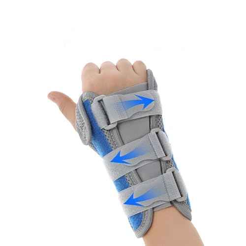 Kids Wrist Support Immobilizer Pediatric Wrist Brace Night Support With Splint To Aid Sprains Strains Support Tendonitis Carpal Tunnel Juvenile Arthritis (Left hand, Small)