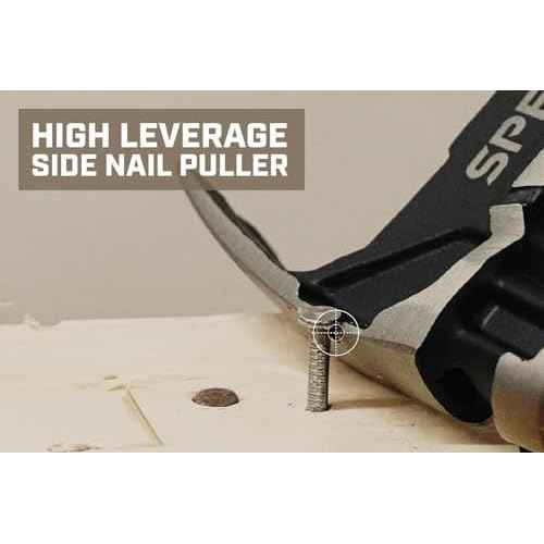 Spec Ops Tools Nailing Hammer, 16 oz, Rip Claw, Smooth Face, Shock-Absorbing Grip, 3% Donated to Veterans