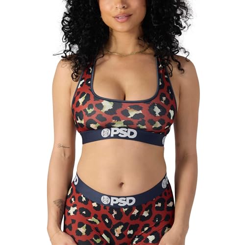 PSD Women's Dark Jewel 3-Pack Racerback Sports Bra for Women, Comfortable Exercise Bras for Women for Yoga and Gym Workouts