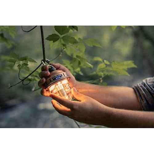 Barebones Beacon Hanging Light ? Copper, Rechargeable LED Camping Lantern with Adjustable Brightness ? Weatherproof Vintage-Style Hanging Lantern for Outdoor Adventures and Year-Round Use