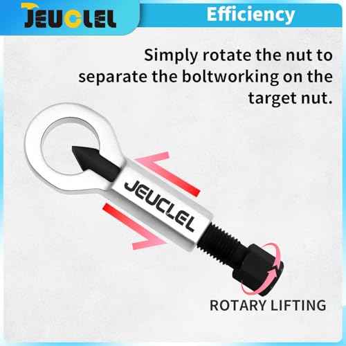 Nut Splitter Cracker, Fits 1/2" to 5/8" (12~16mm) Metal Rusty Nut Separator, Heavy Duty Nut Breaker Tool for Removing Broken and Damaged Nuts