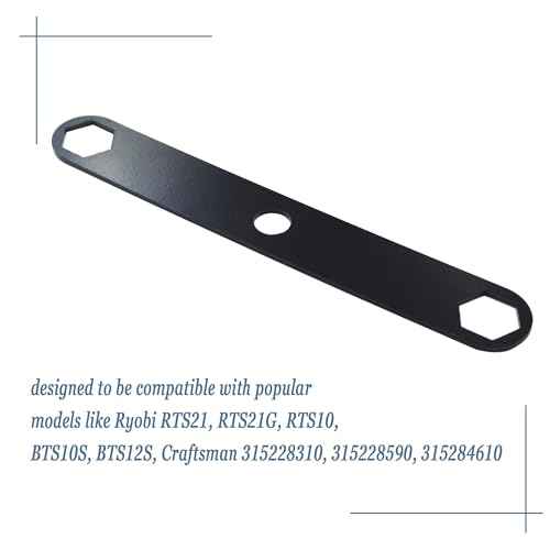 0101010313 Table Saw Blade Wrench for Ryobi 10" Table Saw RTS10, RTS10, RTS21, BTS10, BTS10S, BTS12S£¬0101010312 COMBO00139