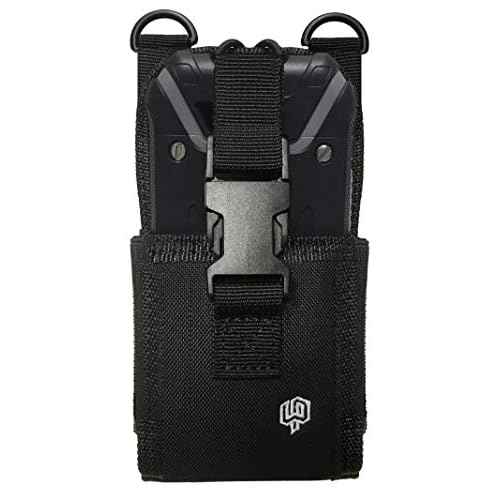 Nylon Pouch Case by Wireless ProTech for Kyocera, Sonim, CAT and Dewalt - Kyocera: DuraTR/Sonim: XP5, XP5S, XP1520 Bolt Sl, XP5520 Bolt/CAT: B30, B35, B100, B25 / Dewalt: MD501