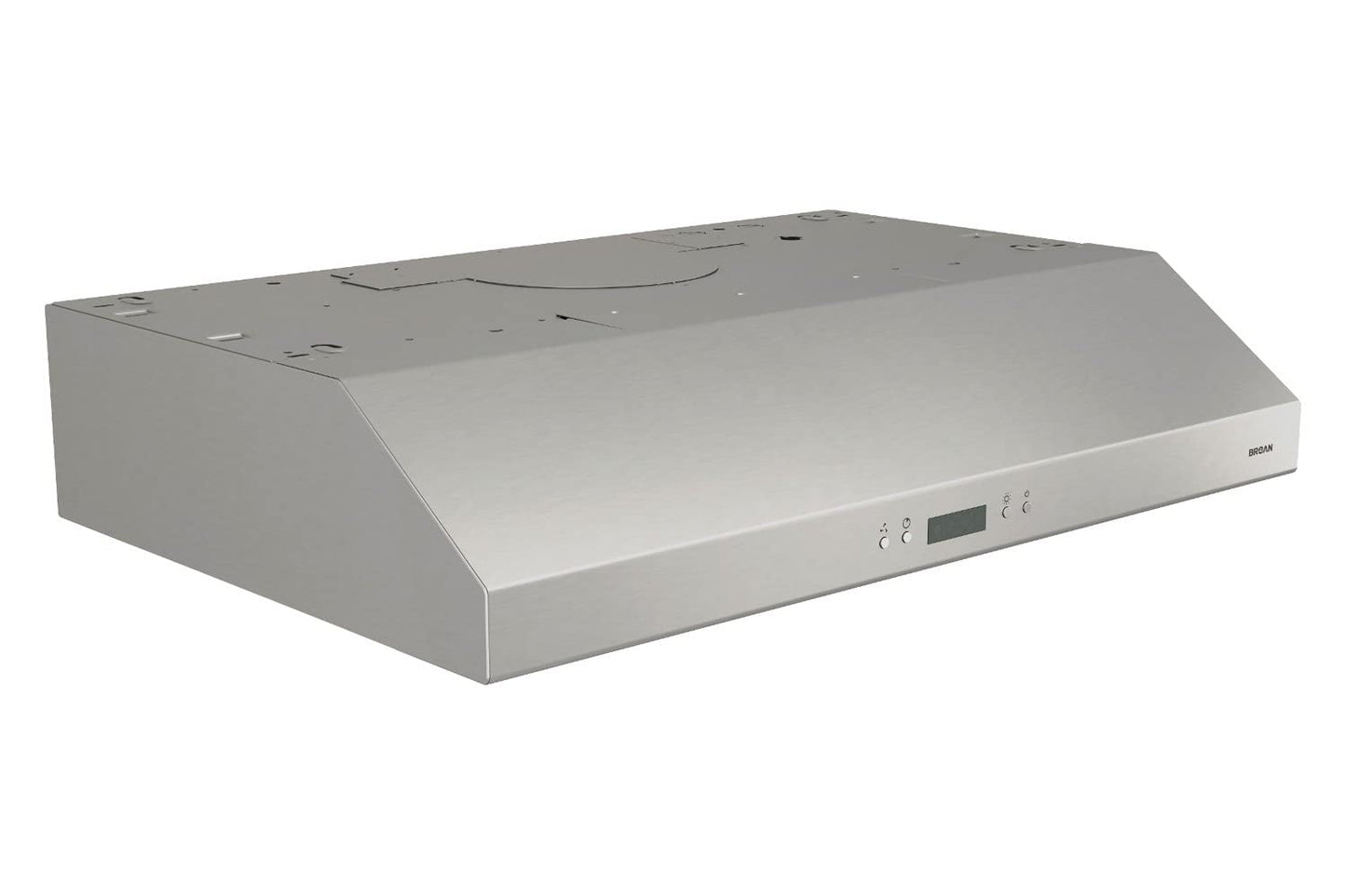 Broan-NuTone BCDJ136SS Glacier 36-inch Under-Cabinet 4-Way Convertible Range Hood with 3-Speed Exhaust Fan and Light, Stainless Steel