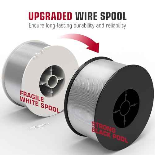 ARCCAPTAIN Stainless Steel Flux Cored Wire E308LFC-O .030-Diameter MIG Welding Wire Stainless Steel Wire with Low Splatter Compatible With Lincoln Miller Forney Harbor MIG Welder 2-Pound