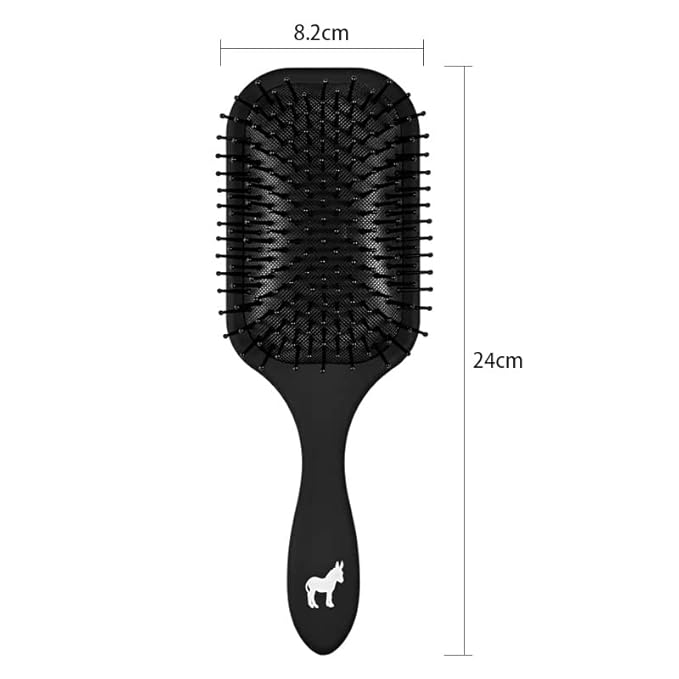 Pete & Pedro Paddle Detangle Hair Brush For Men & Women | Big Cushion Hairbrush Head for Blow-Drying, Detangling, Styling, Straightening & Smoothing Long/Thick/Curly/Wavy Hair | As Seen on Shark Tank