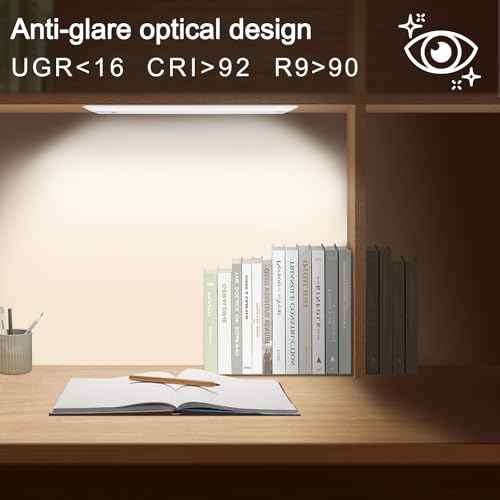Ansen 3Packs of Under Cabinet Lights for Kitchen, 12in 10W 666LM, Dimmable Hardwire Led Light for Closet, CRI>92, R9>90, 3 Color Temperature, 3000K/4000K/5000K(Warm White, Cool White, Daylight)