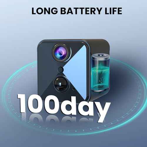 4K WiFi Hidden Camera with Free Cloud Storage, 120¡Æ Mini Spy Cam, Smart Motion Detection, Night Vision, Wireless Indoor Nanny Cam for Home Security
