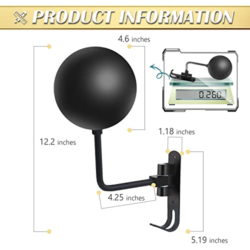 Motorcycle Helmet Rack Wall Mount - 180 Rotation Metal Bike Helmet Holder - 2 Hooks - Black, 2 Pcs