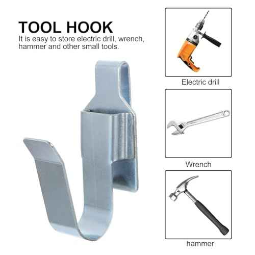 Angoily Electric Tool Waist Rack 3 pieces Belt Clip Tool tool storage belt hook belt hanging hook belt hanging rack Holding Hook Steel Tool Carrying Belt Hook