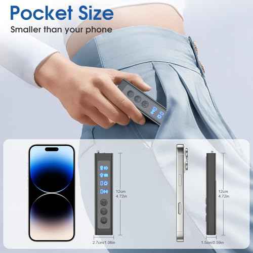 Hidden Camera Detector?,Professional RF Signal Scanner, Bug Detector,Wireless Tracker Detector, Rechargeable Portable Hidden Camera Locator for Office, Hotel, and Travel Securit