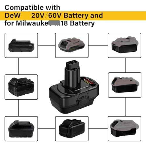 Adapter for Dewalt 20v Convert to for Dewal.t 12V-14.4V Ni-MH Battery, Convert for Dewalt 20v Battery to 12V-14.4 Ni-MH Power Tools(Only Adapter)