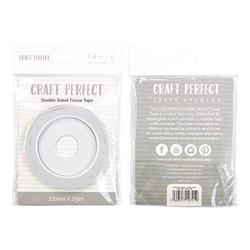 Tonic Studios Craft Perfect Double-Sided Tissue Tape .47" X27.3yds-Clear