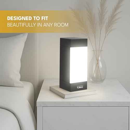 Square Shabbos Lamp ? Elegant Black Finish | Sabbath Lamp with Blackout Hood | UL Approved, Kosher, 15W LED Bulb Included