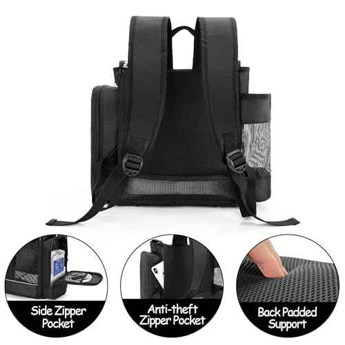 CURMIO Portable Oxygen Concentrator Backpack Compatible with Inogen One, Oxygo, Caire Units, SimplyGo Mini, POC Travel Bag