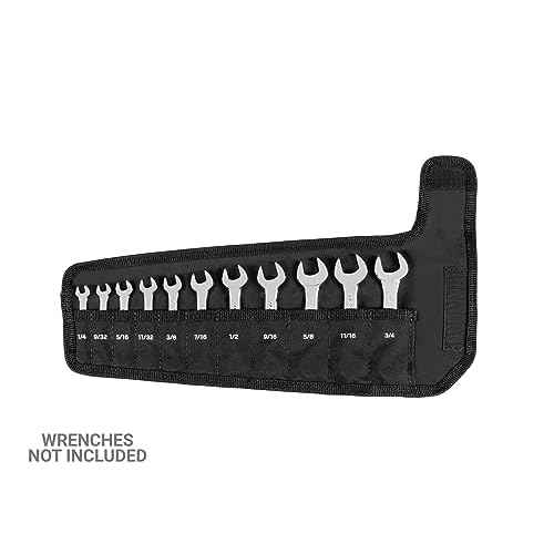 TEKTON 11-Tool Stubby Combination Wrench Pouch (1/4-3/4 in.) | OTP21106 | Made in USA
