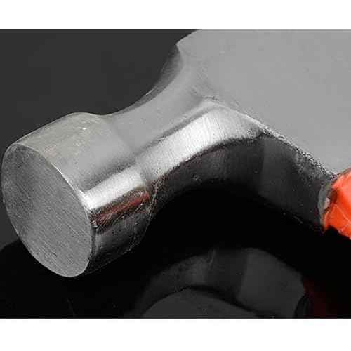 Claw Hammer, 11 Oz Forged Steel Stubby Tack Hammer with Shock-absorbing Leather Handle for Driving and Pulling Out Nails (1)