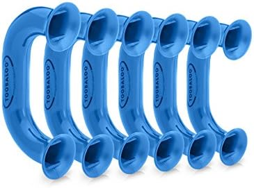 (6 Pack - Blue) Toobaloo Auditory Feedback Phone – Accelerate Reading Fluency, Comprehension and Pronunciation with a Reading Phone.