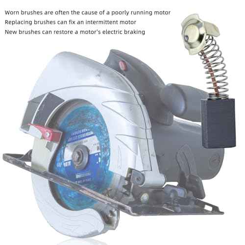 Electric Motor Carbon Brushes Set - 40 Pack Replacement Repair Kit with 10 Sizes, Suitable for Repair Power Tools Part