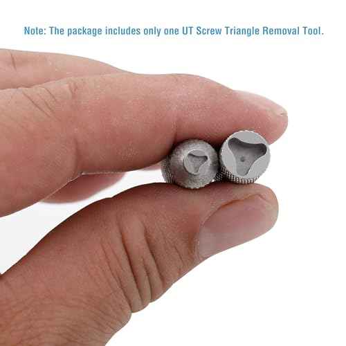 Triangle Screwdriver Removal Tool Set Compatible with Microtech Ultratech, UTX-85, Troodon Knives - Stainless Steel Manual Screwdriver Cutter for Disassembly and Repair
