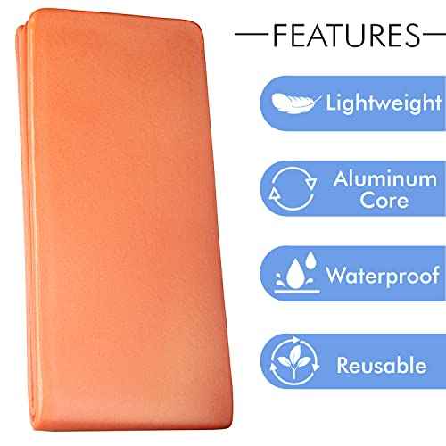 NOVAMEDIC Pack of 5 First Aid Padded Universal Aluminum Splints - 36 inch, Brace for Splinting Hands, Legs, Wrist, Ankle and Fractured or Injured Limbs, Flat Folded, Waterproof