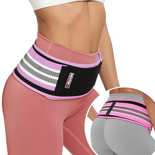 Sacroiliac Belt Lower Back Pain SI Joint Hip Belt Breathable Anti-Slip Pelvic for Men and Women Adjustable Sciatica Pelvis Lumbar Pain Relief -Pelvic Support Belt-Hip Braces(Petite XS/S)