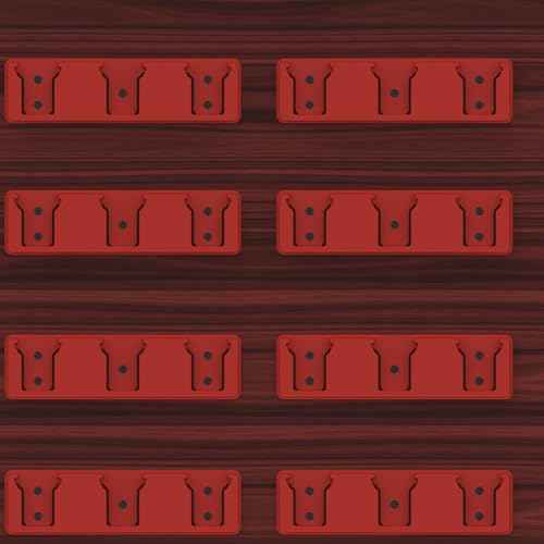 Battery Holder for Milwaukee 18 18V Battery, Mount 3 Slot Bulk Garage Tool, Holder for Milwaukee for Work Van, Shelf, Toolbox