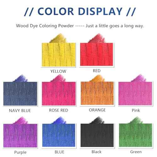 GOODTAKE Green Wood Stain Powder, Wood Dye Stain Powder That Makes Vibrant Wood, Premium Fast Dry Dark Wood Stain Powder for Crafts, Multiple Finishes - for Indoor Outdoor Wooden (Green, 2 oz)