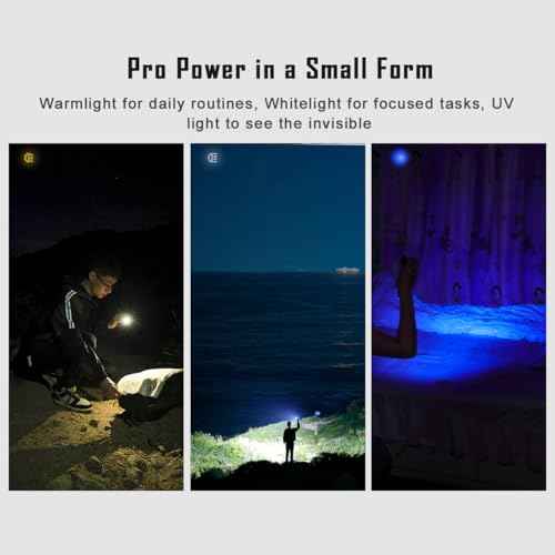 IMALENT GR36 Rechargeable EDC Flashlight 2800 Lumens, Triple Light Compact Pocket Clip Light, USB C Charging, Magnetic Powerful Mini Keychain Flash Lights for Reading, Cycling, Camping