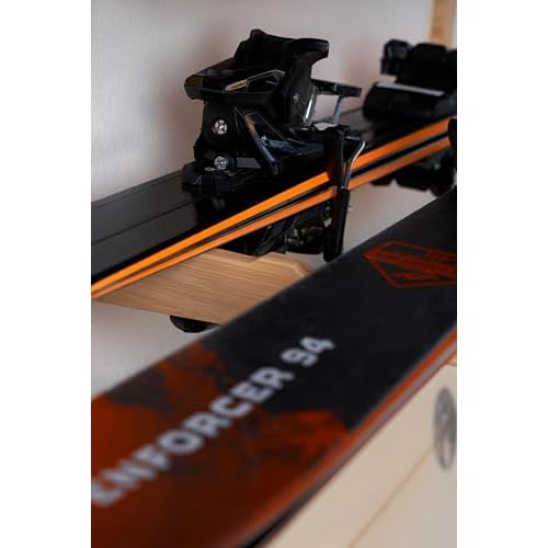 Ski Hangers for Wall, Ski Holders for Wall, Ski Mount Wall, Ski Holder Wall, Ski Rack Wall Mount, Ski Storage Rack Wall Mount, Wall Ski Rack (Single Ski)