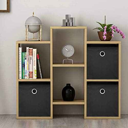 i BKGOO Foldable Storage Cube Drawer Bins Collapsible Fabric Storage Boxes with Round Metal Grommets for Organizing Shelf Nursery Home Closet 4Pack&6Pack 11x11x11 inch (6 Pack Black, 11x11x11 inch)