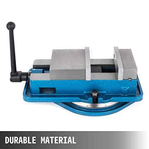 VEVOR 3 Inch Heavy Duty Milling Vise Bench Clamp Vise High Precision Clamping Vise 3 Inch Jaw Width with 360 Degree Swiveling Base CNC Vise
