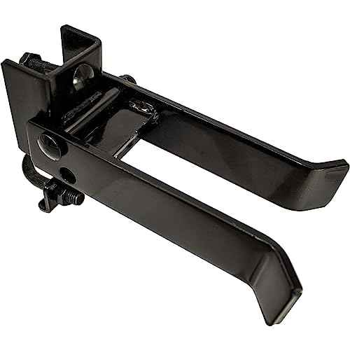 2-3/8" Strong Arm Single Gate Latch (Black)