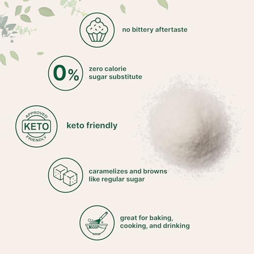Allulose Sweetener, 3 Pounds (48 Ounces), Zero Calorie, Plant Based Sugar Alternative, No After Taste, Best for Coffee, Drinks, Tea, Cooking and Baking, Keto Diet and Vegan Friendly