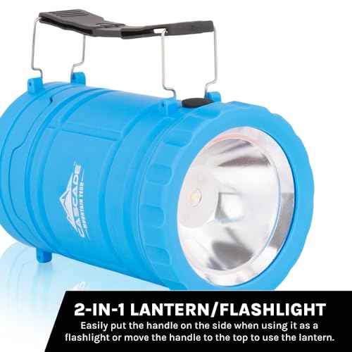 Cascade Mountain Tech Collapsible Flash Pop 2-in-1 Lantern/Flashlight