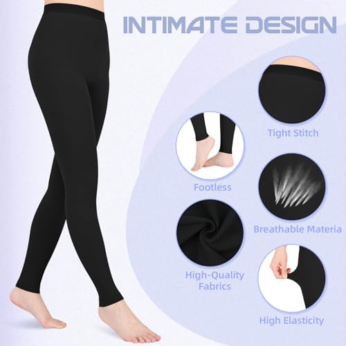 Compression Pantyhose for Women & Men, 20-30mmHg Medical Graduated Compression Leggings, Waist High Compression Stockings for Varicose Veins Edema Flight