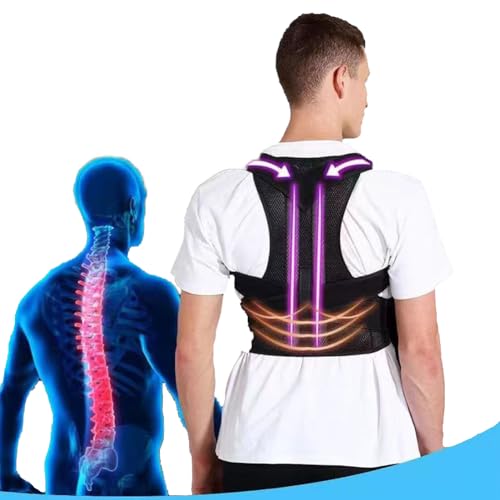 Posture Corrector for Women and Men,for Preventing Hunchback Upper Back Brace, Adjustable Back Straightener for Providing Pain Relief From Neck,Back & Shoulder，Shoulder Posture Brace(XL)