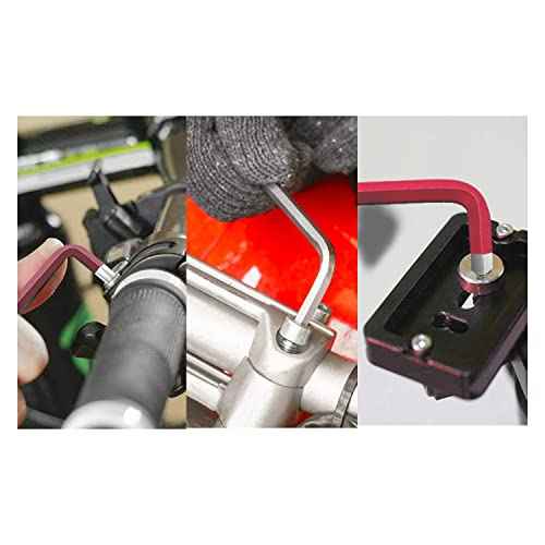 6mm Ball End Hex Key Allen Wrench,Internal Hexagonal Wrench, L Shaped Long Arm S2 Steel Repairing Tool£¬Red