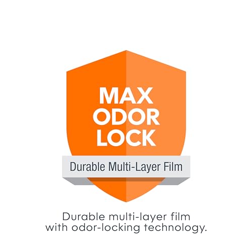 The Diaper Genie Jumbo+ Square Refill, with continuous film, can hold up to 1080 newborn-sized diapers per refill. (Pack of 2)