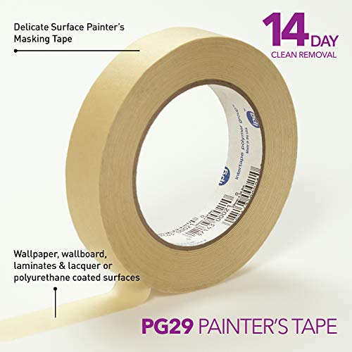 IPG PG29 Delicate Surface Masking Tape, 1.41" x 60 yd, (Single Roll)